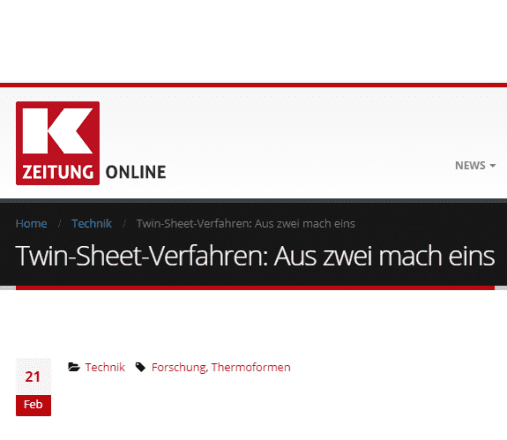 Transparente doppelwandige Bauteile