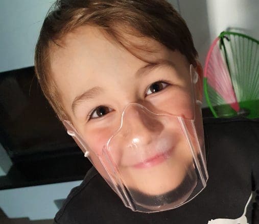 Community Maske aus Kunststoff