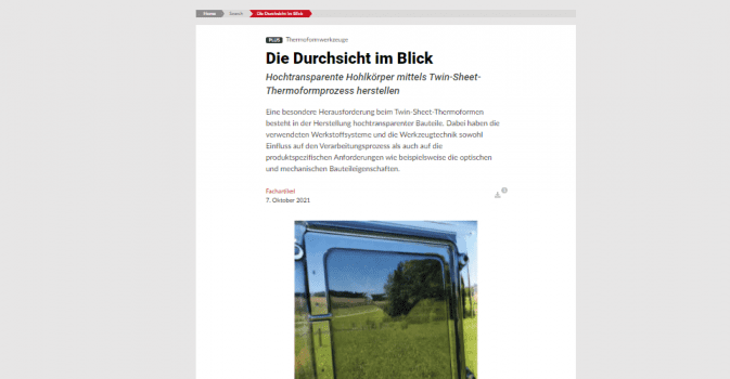 Artikel in Kunststoff.de