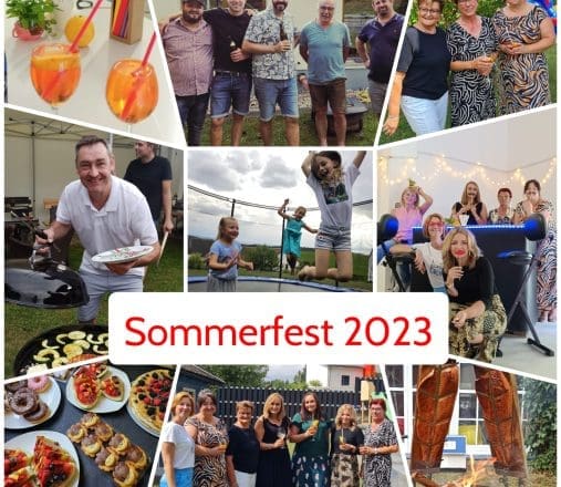 Sommerfest bei Linbrunner Thermoformung Kunststoffformteile Tiefziehteile Vakuumtiefziehen